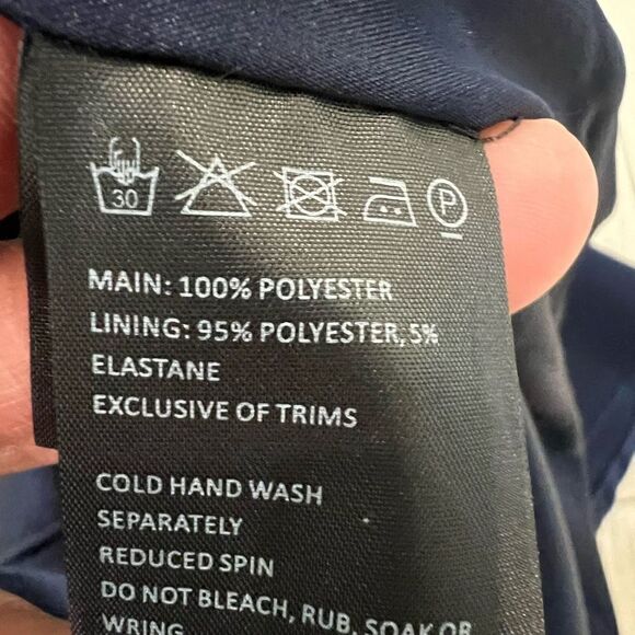 Bardot Solange Dress Navy blue Off Shoulder Bell Sleeve size Small / US 6 - Picture 6 of 7